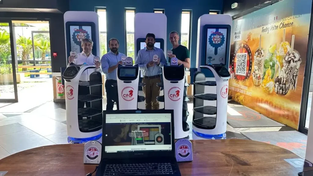 Installation innovante de robots serveurs et système de Table Tracker au CFC de Lormont
