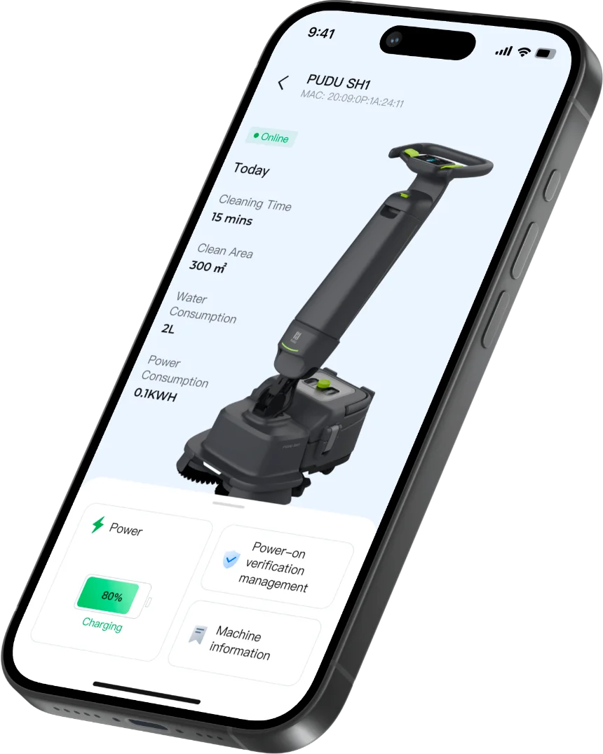 Application mobile pour les rapports de nettoyage.