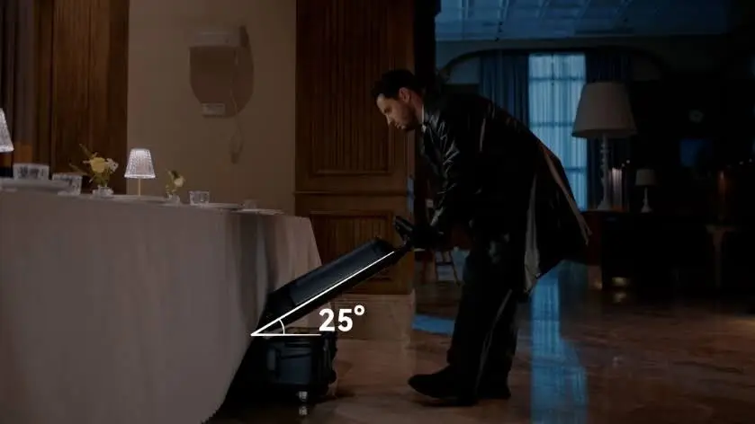 Nettoyage vertical des surfaces Nettoyage de zone à profil bas