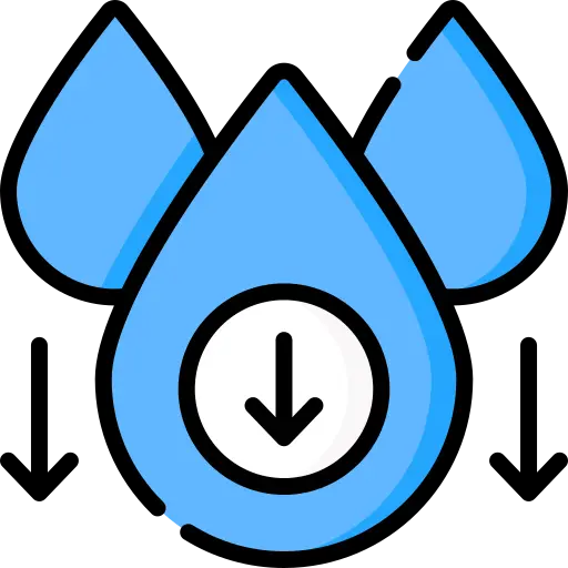 Des capacités de nettoyage puissantes Baisse de l’utilisation de l’eau de 80%