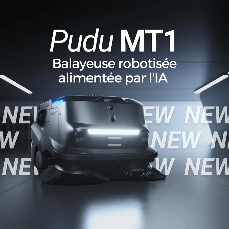 Pudu MT1 - La balayeuse robotisée pour des déchets v