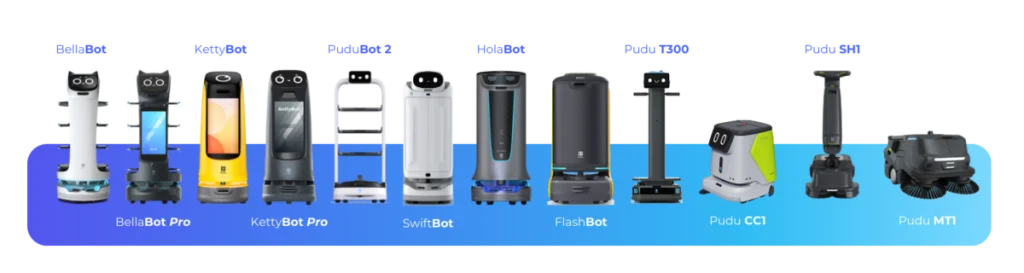 Jobotto et les robots PUDU au salon SIRHA LYON 2025