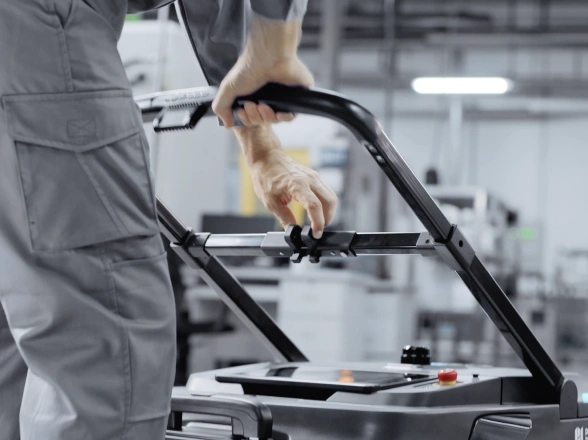 Une conception modulaire pour un entretien facile du robot pudu mt1