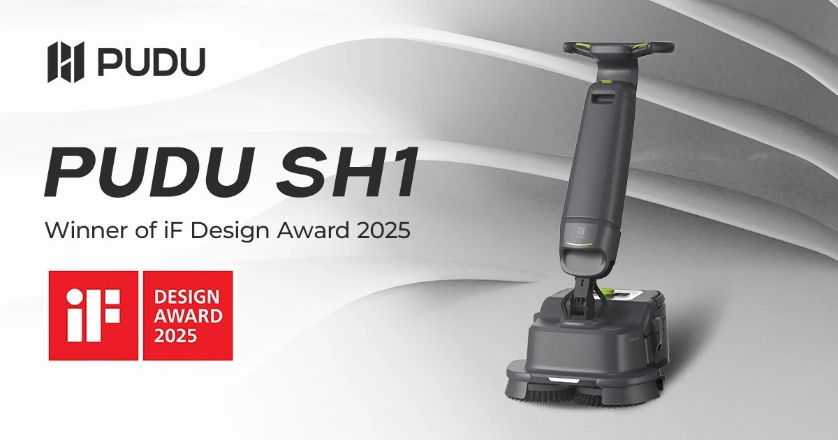 L’autolaveuse PUDU SH1 remport le IF Design Award 2025